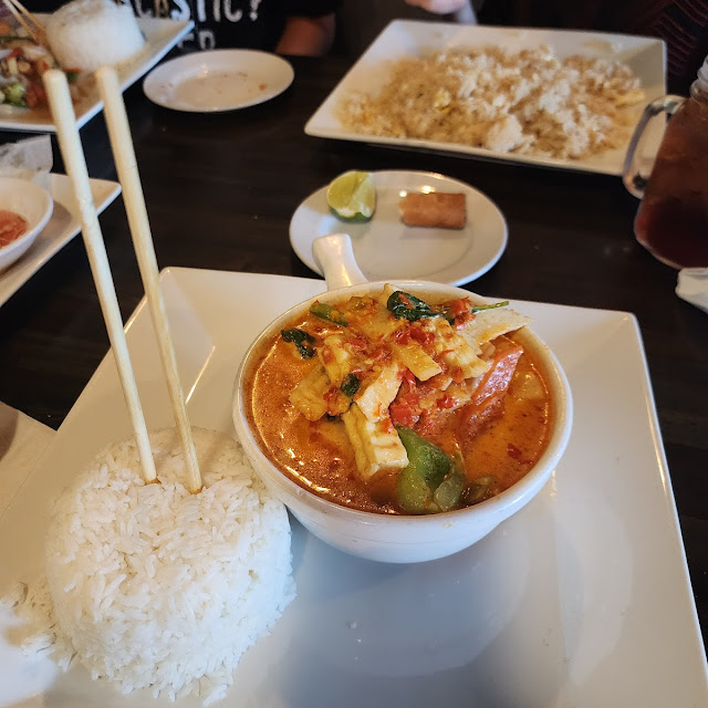 Red Curry with Fried Tofu