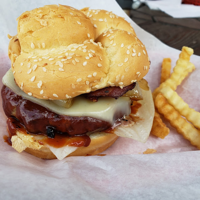 Char Swiss Burger