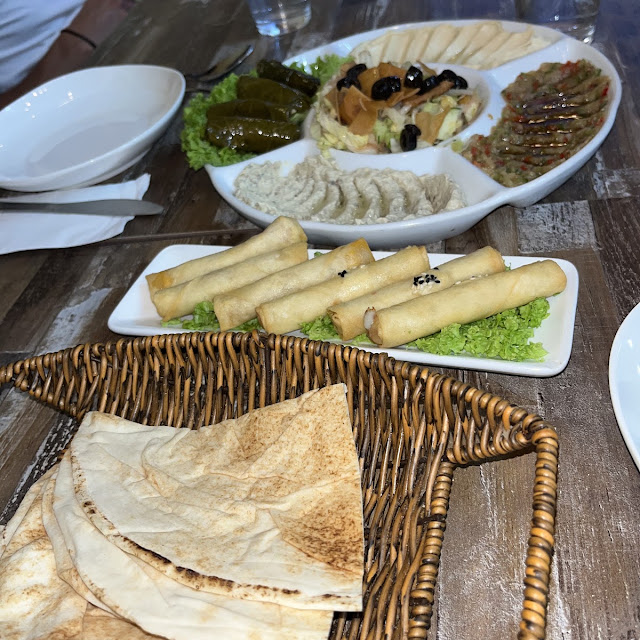 Grilled Kebab Platter with Hummus