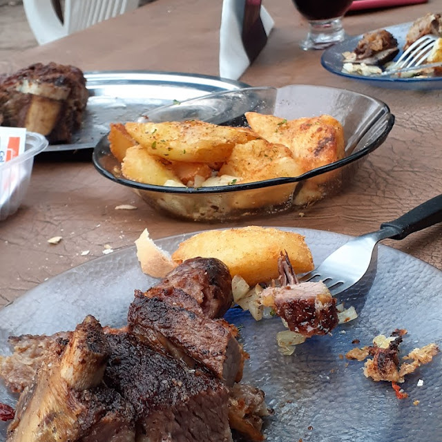 Asado Con Papas Al Disco