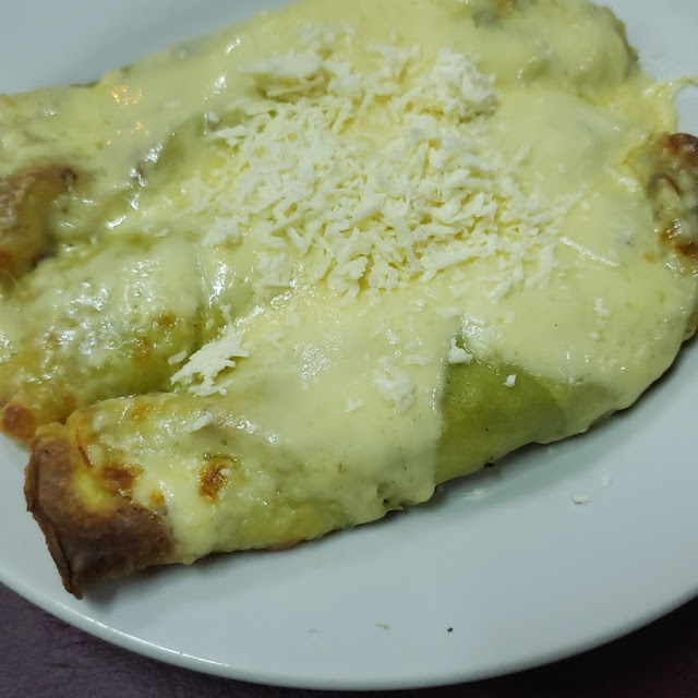 Canelones de Verdura Con Queso