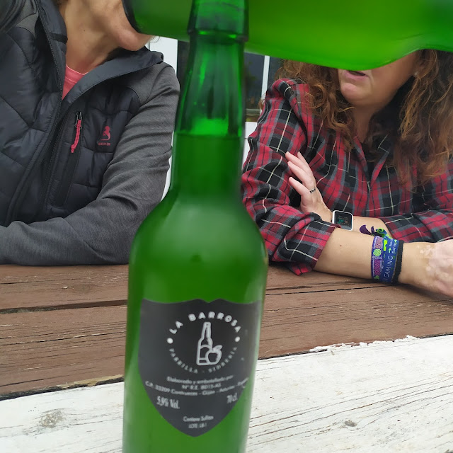 Botella de Sidra En la Barrosa