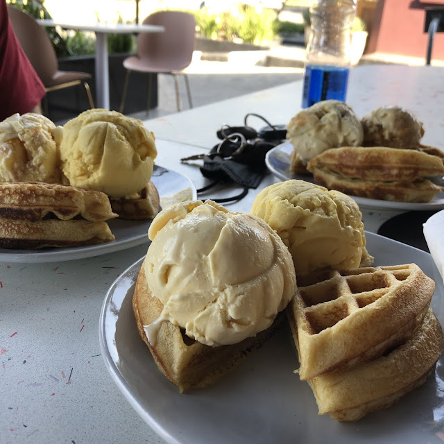 Waffle and Ice Cream