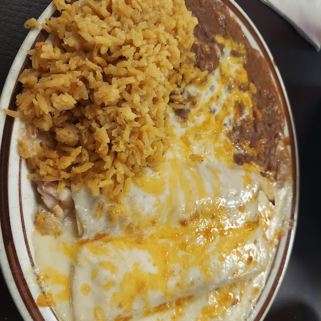 Sour Cream Enchilada Plate