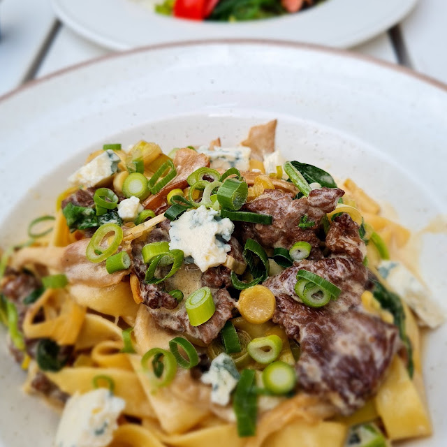Creamy Beef Tagliatelle
