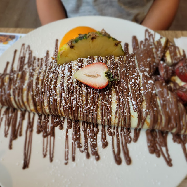 Crêpe Fraise Banane Et Nutella