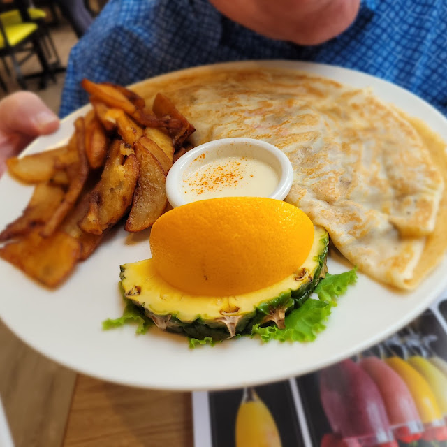 Crêpe Poulet Et Champignons