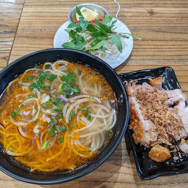Bun Bo Hue Crispy Pork