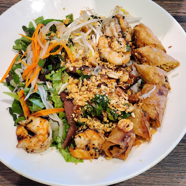 703 Vermicelli Noodle with Pork and Eggroll