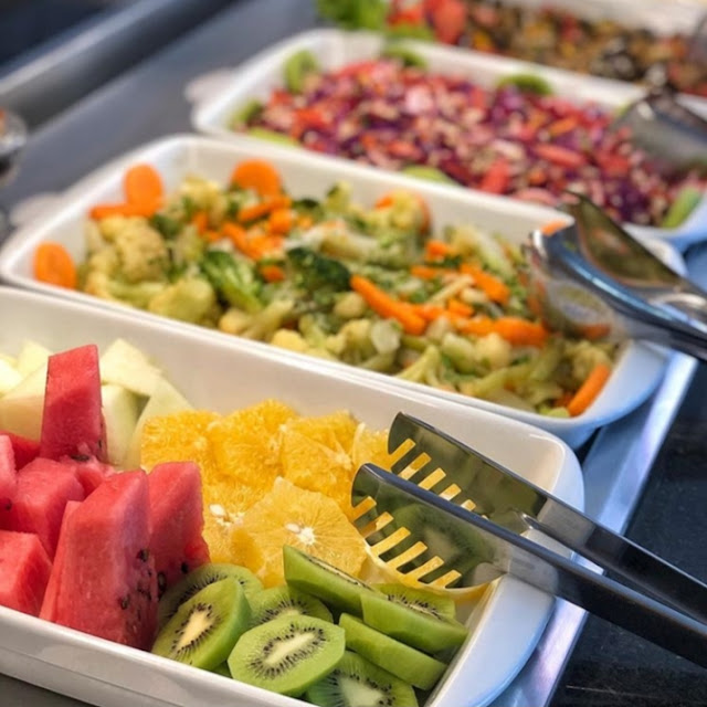 Saladas do Self Serfice