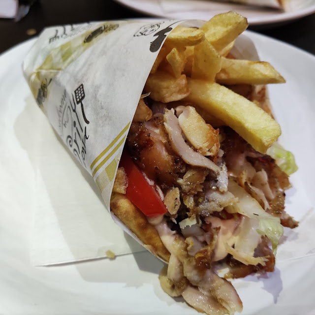Souvlaki Pita Wrap Chicken Gyros