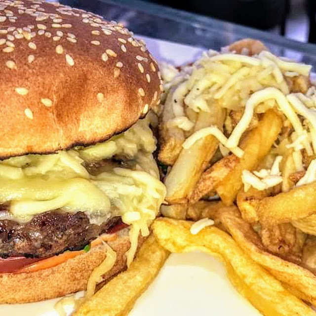 Burger and Fries