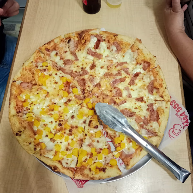 Pizza Hawaiana Y Americana