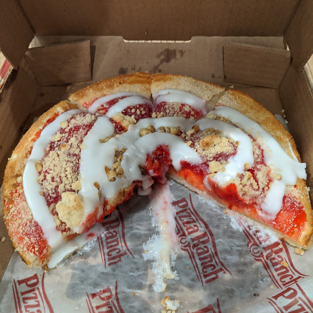 Cherry Dessert Pizza