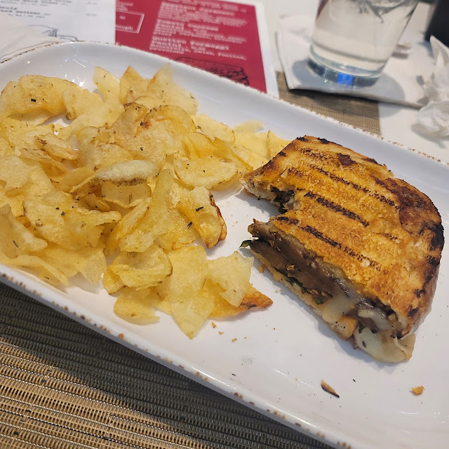 Eggplant Parmesan Panini