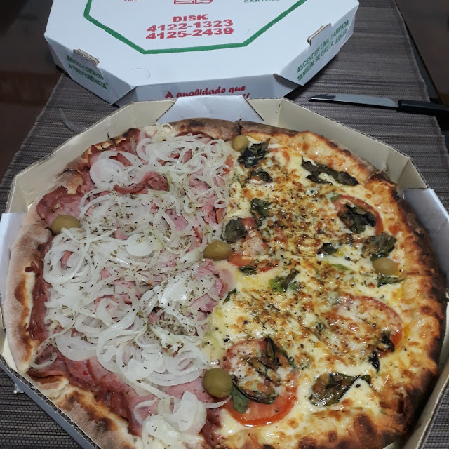 Meia Calabresa Meia Marguerita