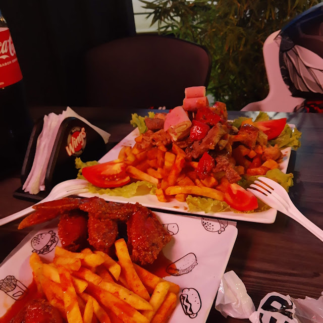 Alitas A la BBQ Y Miel Y Picada Para Dos