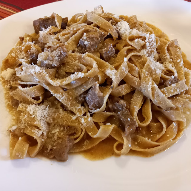 Tagliatelle Con Sugo Di Cinghiale