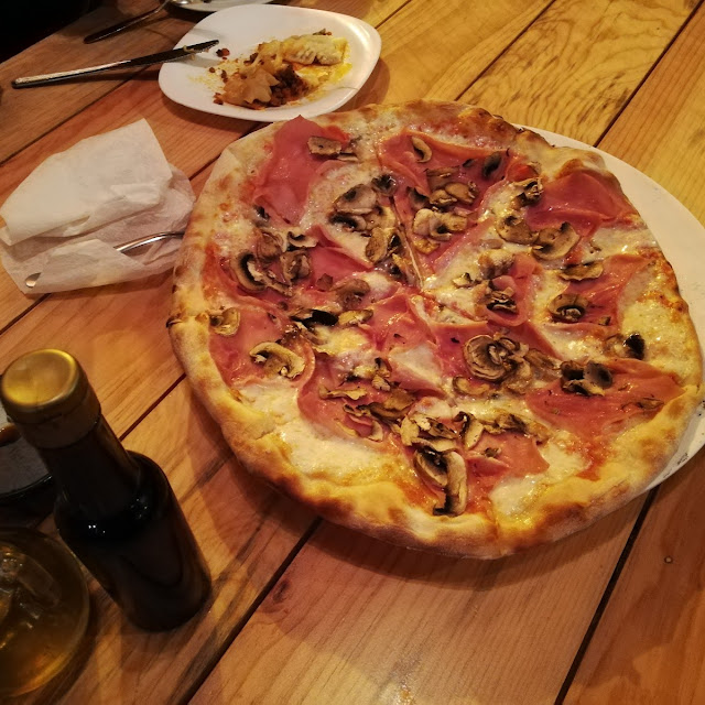 Pizza de Champiñones