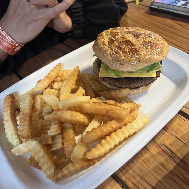 Burger and Chips