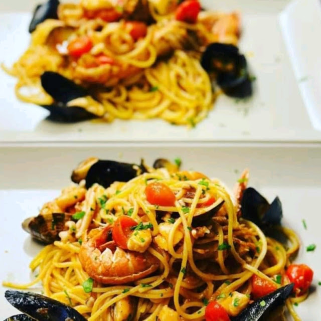 Spaghetti with Seafood