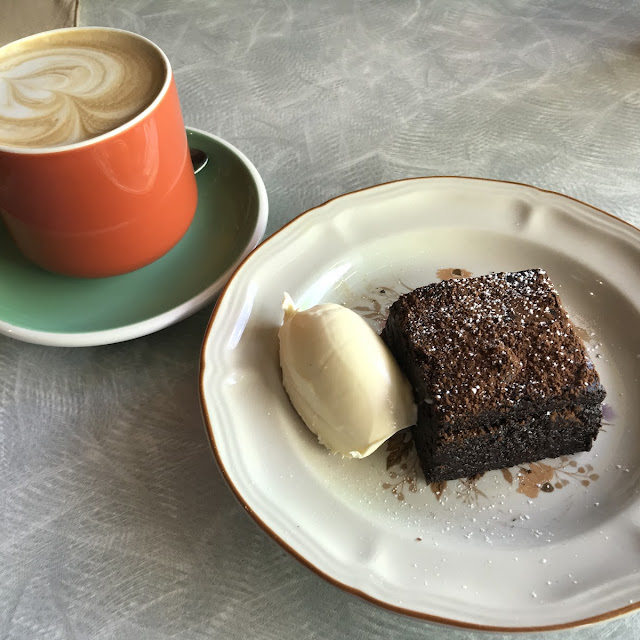 Brownie and Cream