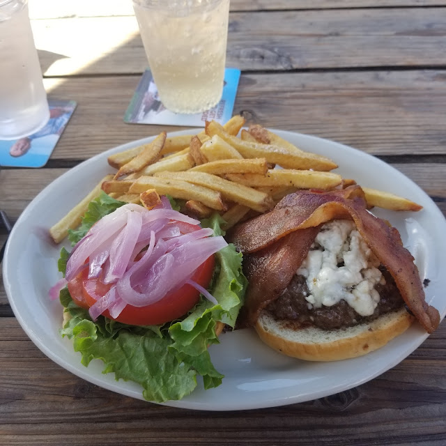 Bacon Black and Bleu Burger