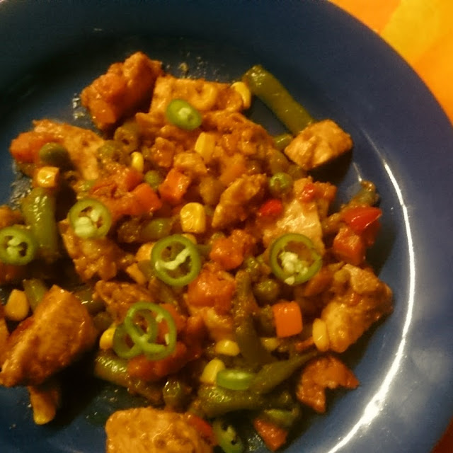 Pui Cu Legume Mexican