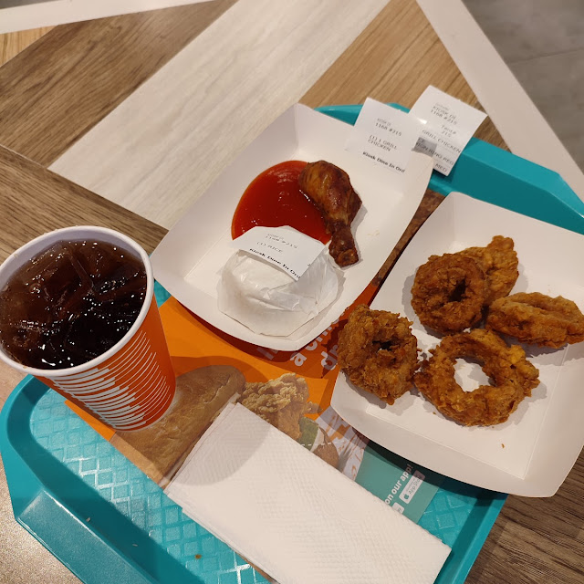 Louisiana Grilled Chicken and Onion Ring