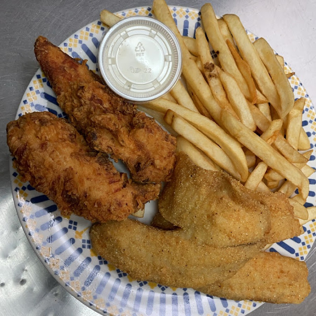 Catfish Steak Chicken Wings