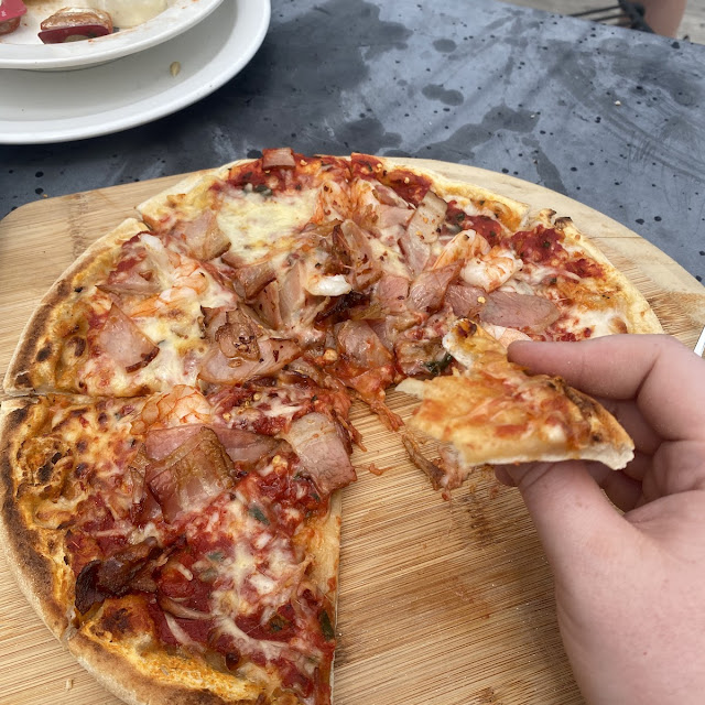 Chilli and Prawn Pizza