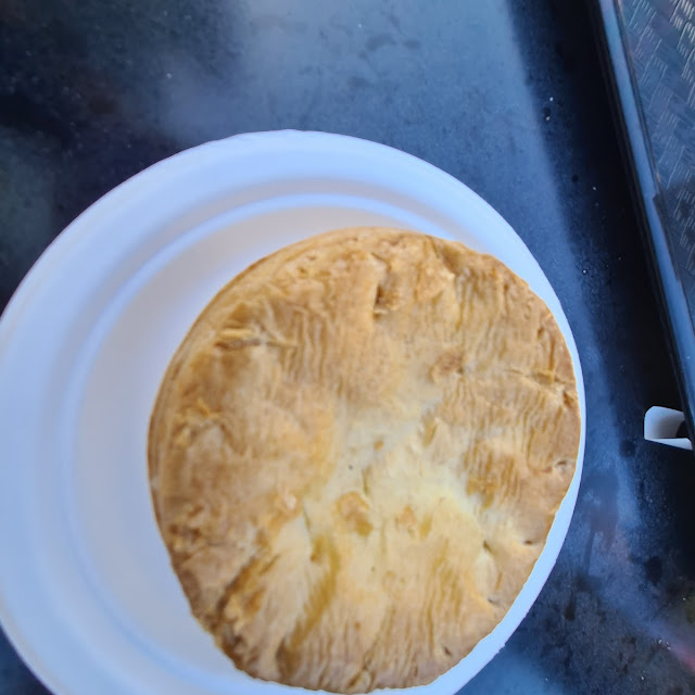 Soup of the Day with a Warm Bread Roll
