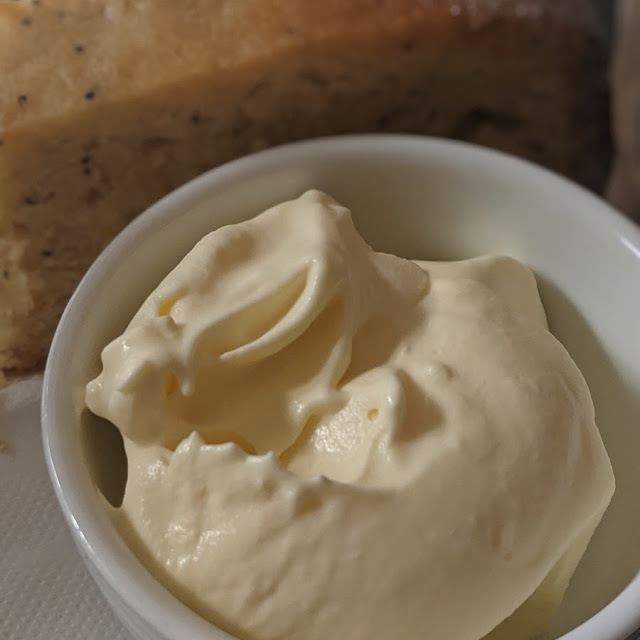 Lemon Poppyseed Cake and Cream