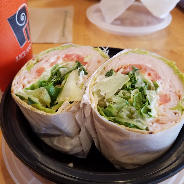 Turkey Avocado Wrap & Pulp Passion
