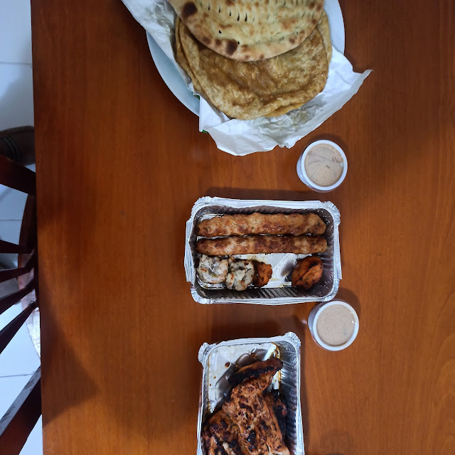 Grilled Chicken Chicken Platter & Naan