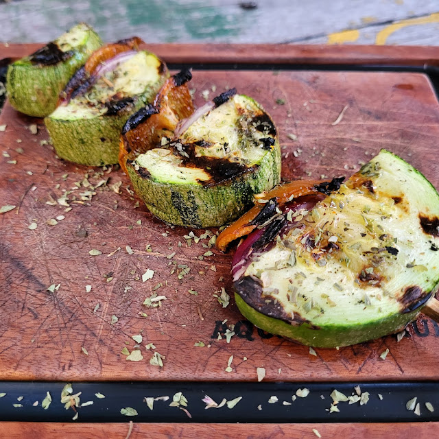 Vegan Roasted Vegetables Skewer