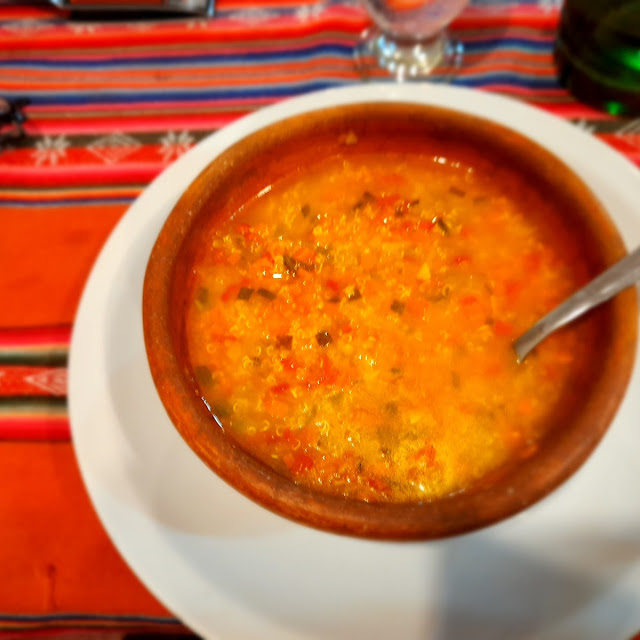 Sopa de Verduras Con Quinoa