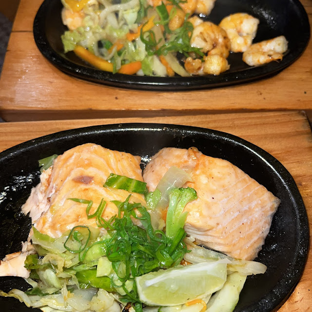 Teppanyakis de Salmão