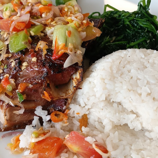 Nasi Rahang Tuna Sambal Dabu-Dabu