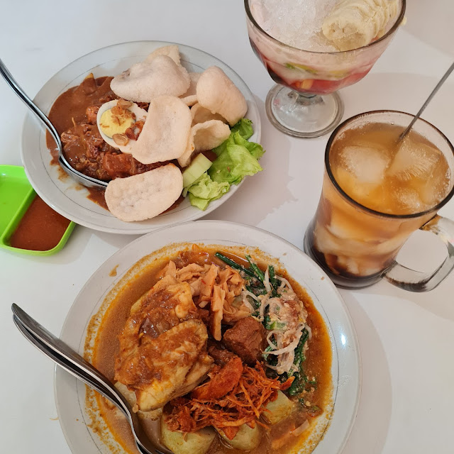 Lontong Cap Gomeh and Gado Gado