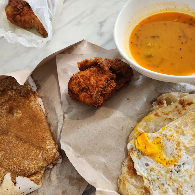 Thosai Roti Telur Tampal Fried Chicken