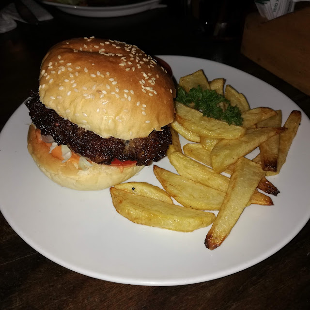 Burger and Fries