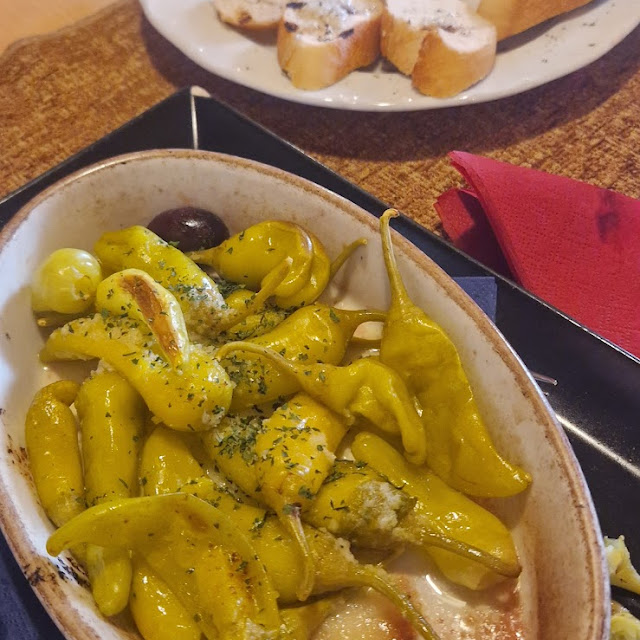 Gegrillte Peperoni