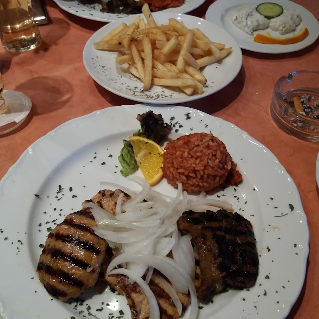 Grillteller Mit Reis