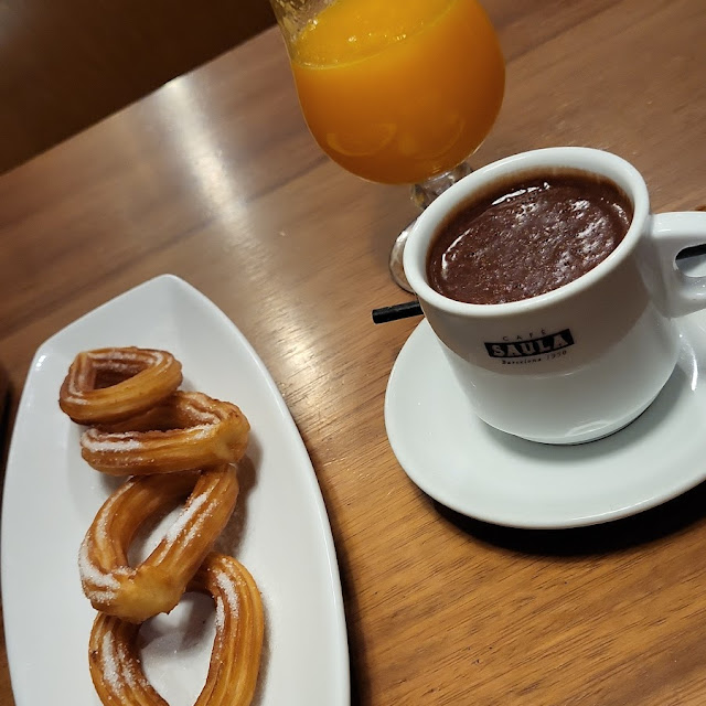 Churros with Chocolate