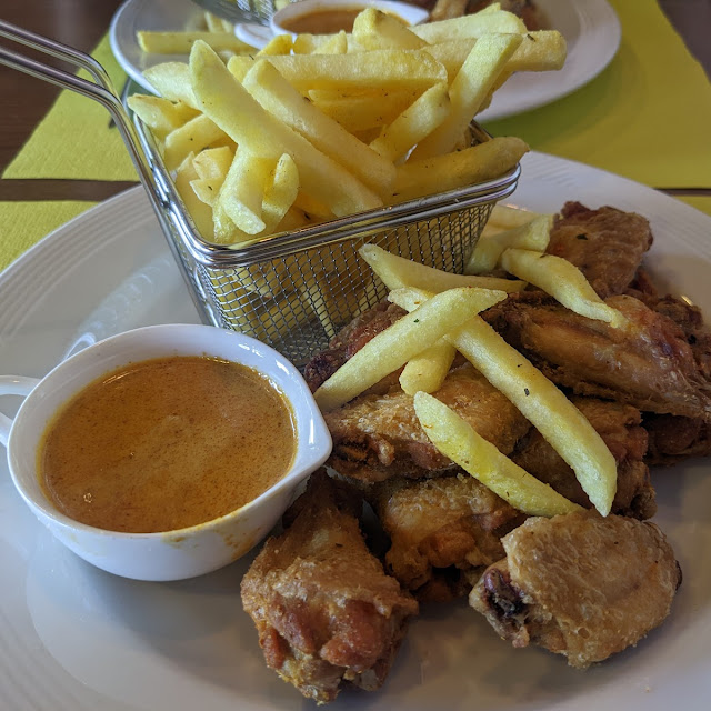 Chicken Wings and Fries