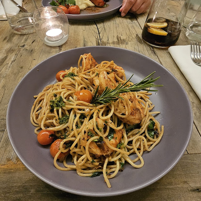 Spagetti Mit Prawns