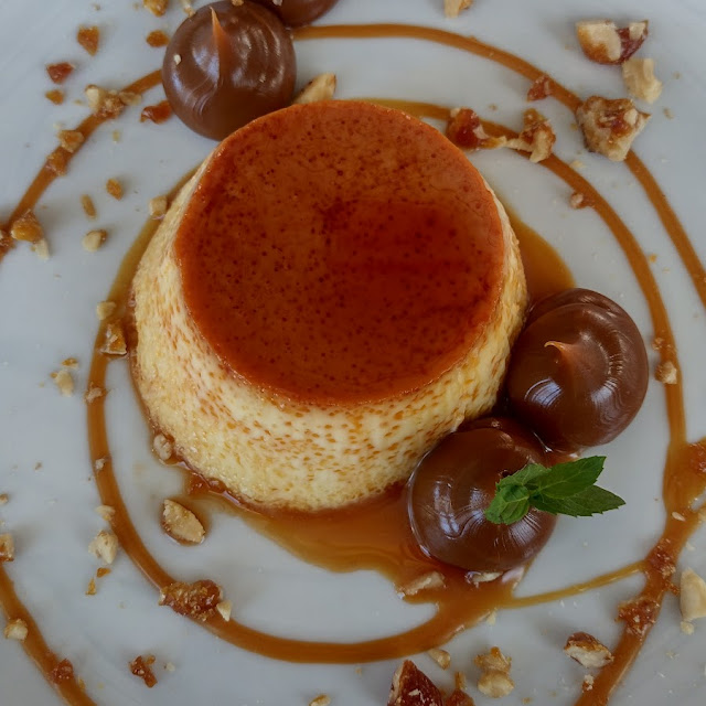 Flan Con Dulce de Leche