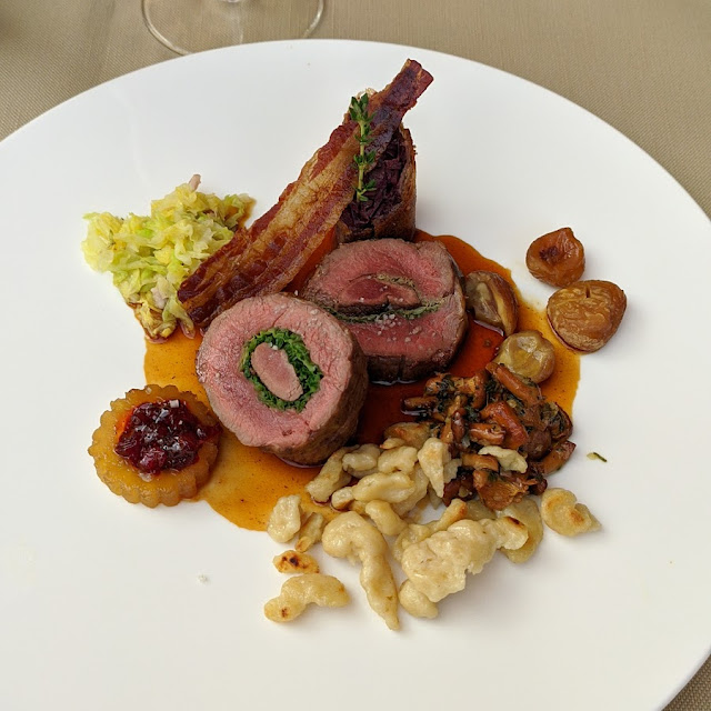 Saddle of Lamb from Sisteron Grilled Plancha with Thyme Flowers