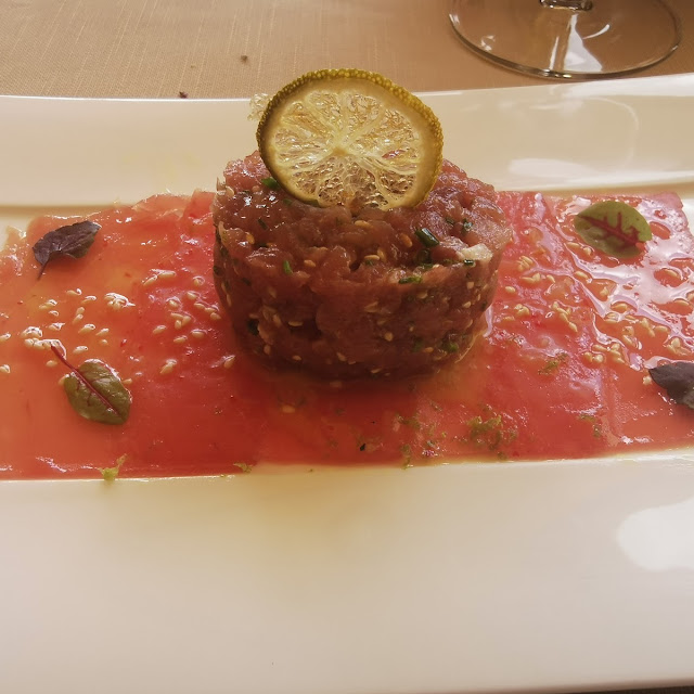 Carpaccio Et Tartare de Thon Rouge Épicé